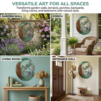 🔥HOT SALE🔥Dragonfly & Moon Wall Art