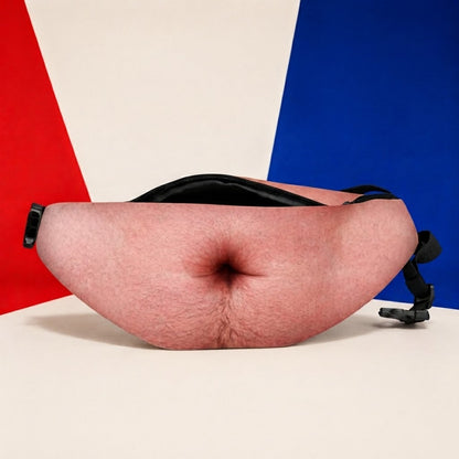 Ultra-Realistic Beer Belly Fanny Pack – Funny Dad Bod Waist Bag