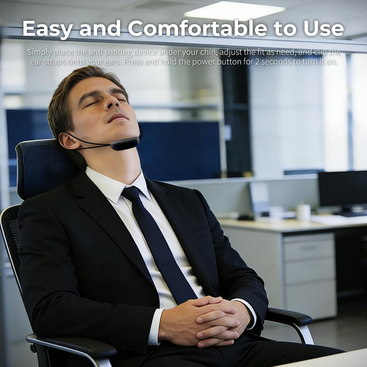😴 Wearable Snoring Support Neck Device for Quieter Nighttime Sleep