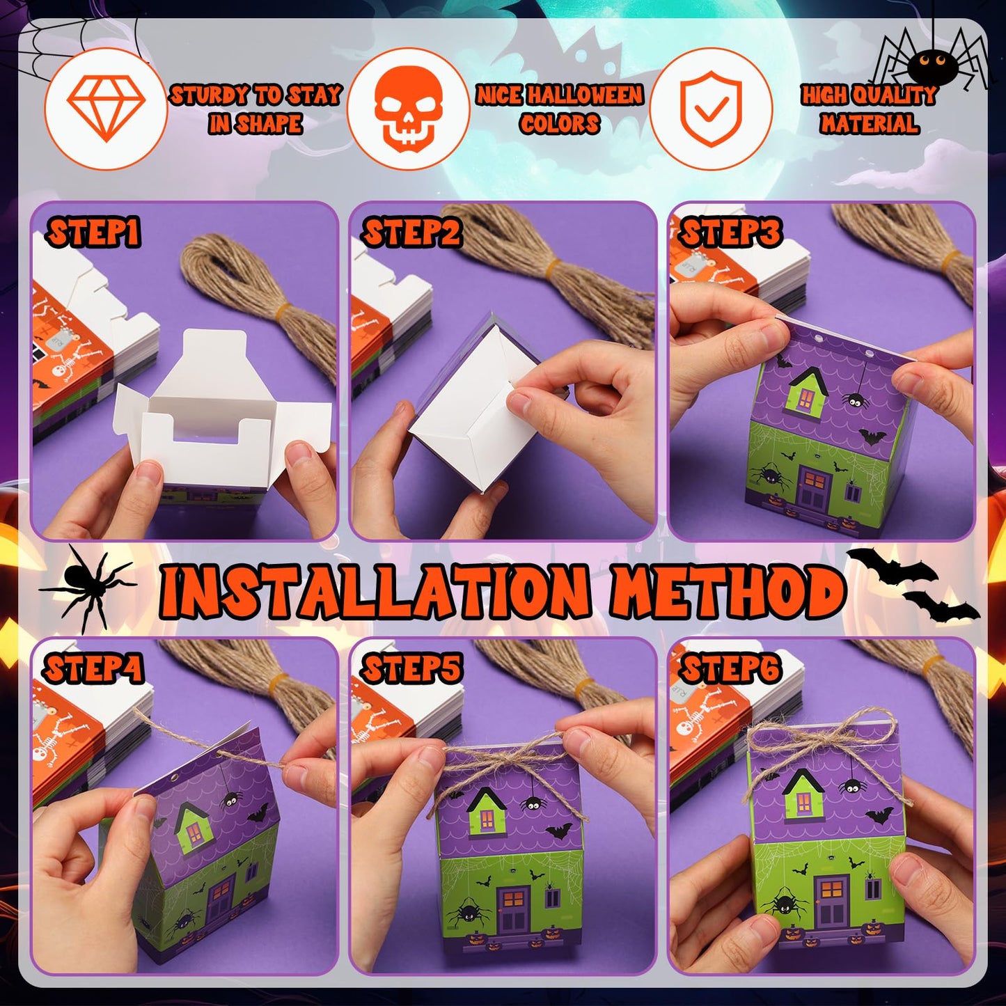 🍬Halloween Mini Candy Boxes Treat Boxes🎃