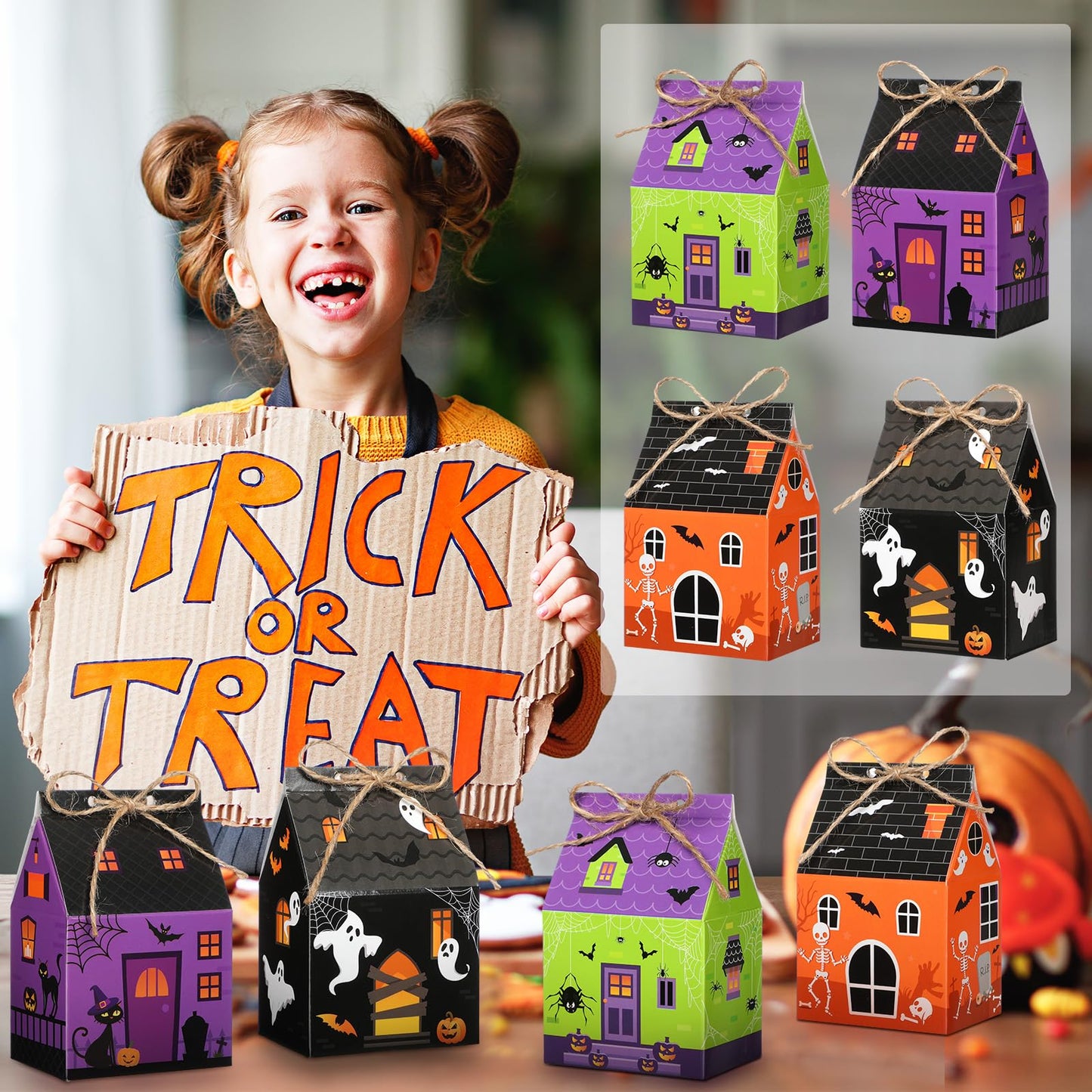 🍬Halloween Mini Candy Boxes Treat Boxes🎃