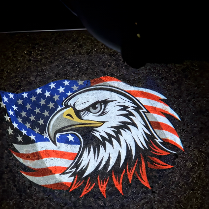 Wireless LED Car Door Light Projector 💡 HD Logo Courtesy Welcome Shadow Light 🛠️ Easy Peel-and-Stick Installation Universal Car Door LED Lights for All Models 🎁