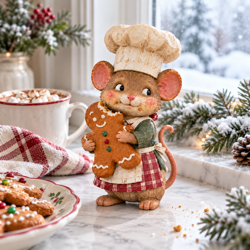🐭🍪 Peperkoek Muis Bakker – Voeg een Vleugje Sprookjesmagie toe aan je Kerst!