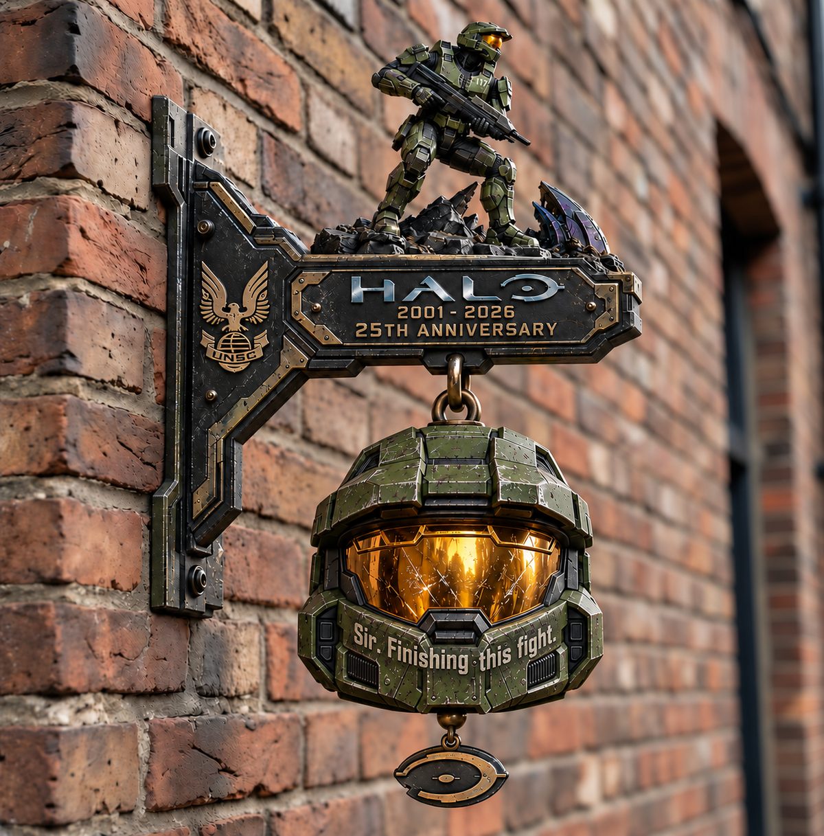 2001–2026 25th Anniversary Master Chief Helmet Wall Bell
