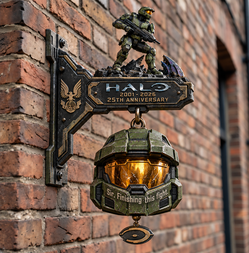 2001–2026 25th Anniversary Master Chief Helmet Wall Bell