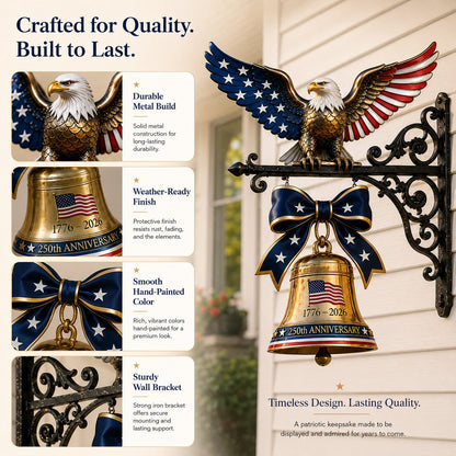 🔔 Ring in the Semiquincentennial: 1776-2026 'Spirit of Liberty' Eagle Bell