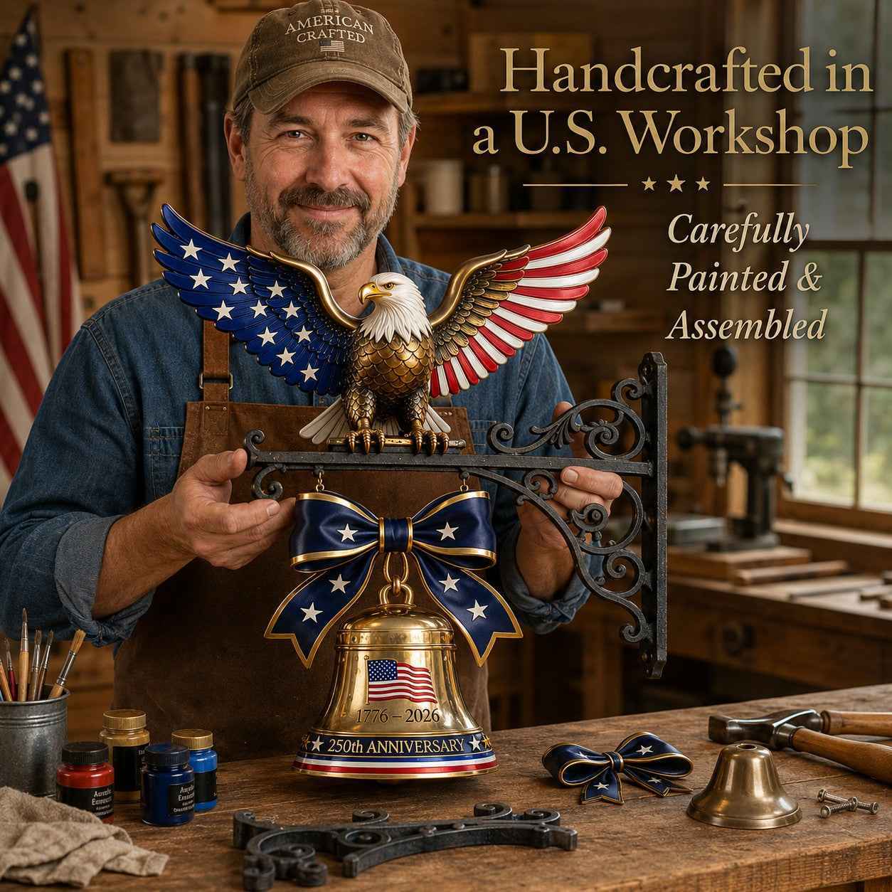 🔔 Ring in the Semiquincentennial: 1776-2026 'Spirit of Liberty' Eagle Bell