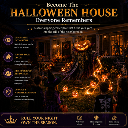 🎁Today 49% OFF🎁🎃Pumpkin King Awakening™ – Flowing LED Halloween Yard Light