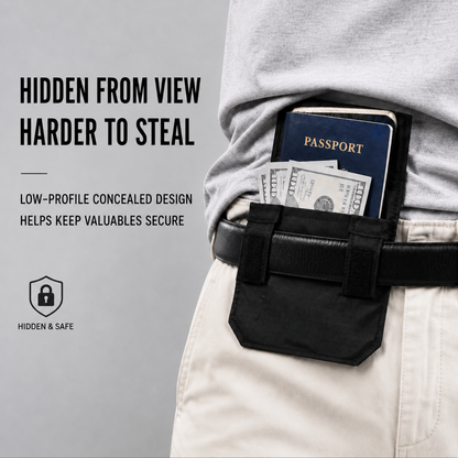 🔥 49% OFF Today | Hidden RFID-Blocking Travel Wallet