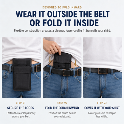 🔥 49% OFF Today | Hidden RFID-Blocking Travel Wallet