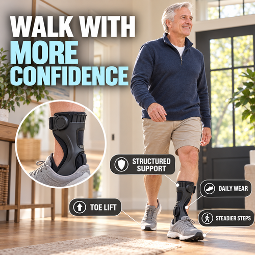 🦶 AFO Foot Drop Support Brace – Toe Lift Ankle Foot Support 🚶