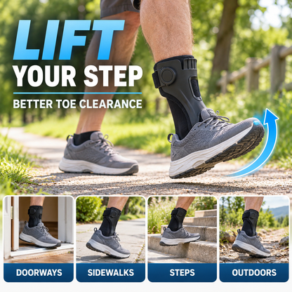 🦶 AFO Foot Drop Support Brace – Toe Lift Ankle Foot Support 🚶