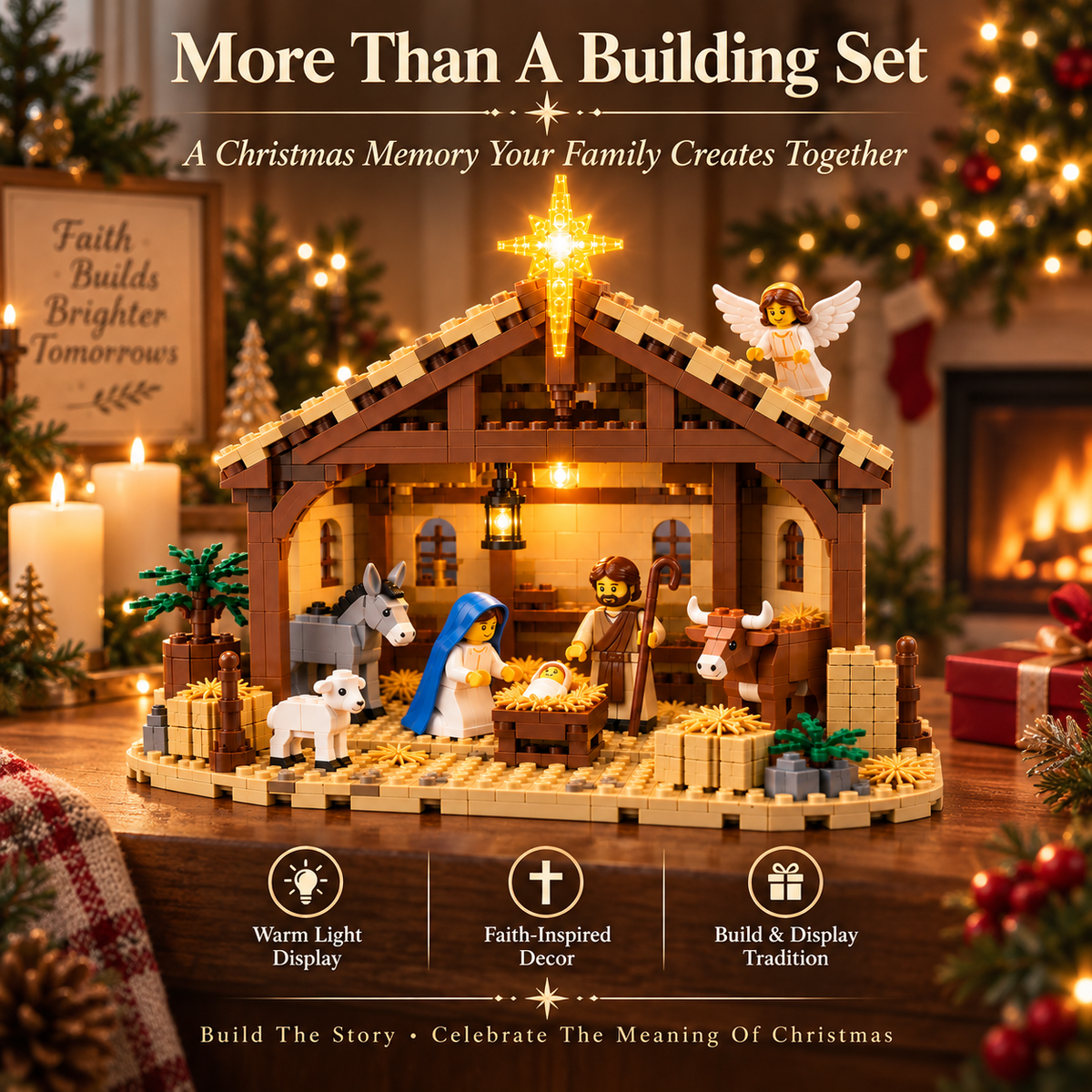 ✝️The Nativity Story Building Block Set
