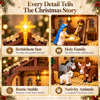 ✝️The Nativity Story Building Block Set