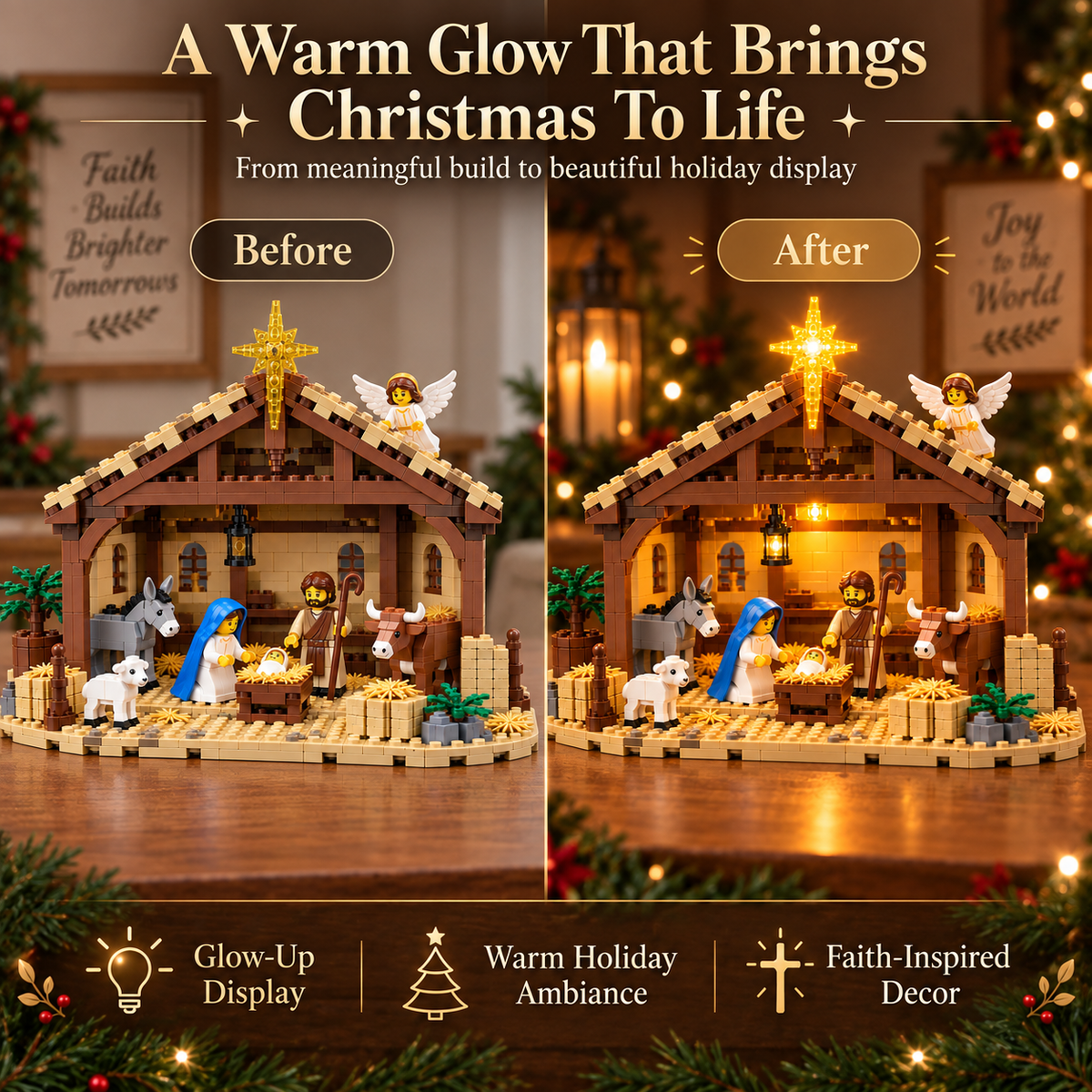 ✝️The Nativity Story Building Block Set