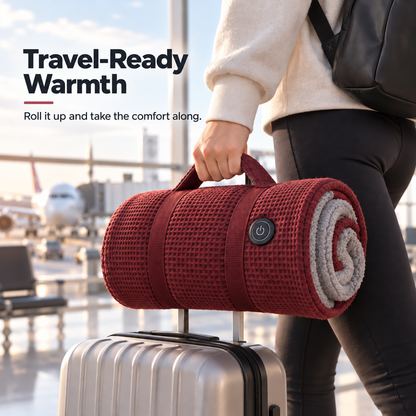 🧥 Wearable Heated Blanket – Cozy Hands-Free Warmth