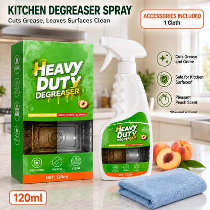 🧽 Heavy-Duty Grease Cleaning Spray – Cut Through Tough Grease Without Endless Scrubbing
