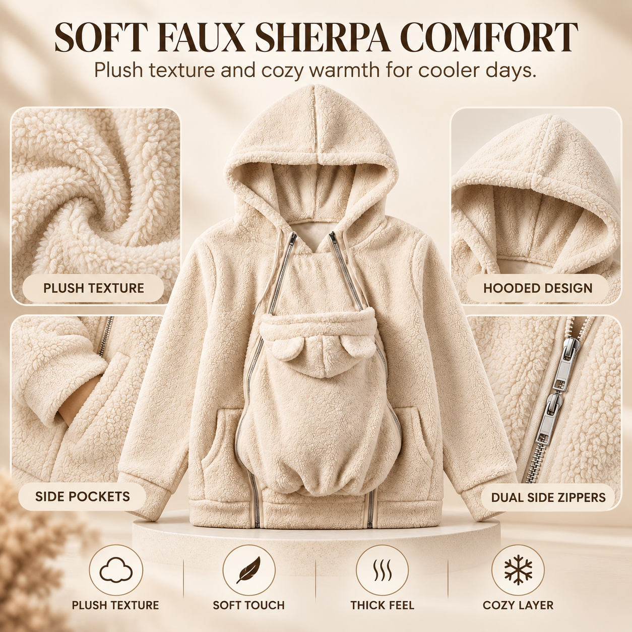 🔥50% OFF👶 BabyJoey Fleece🛡️ Hypoallergenic & Gentle on Baby Skin