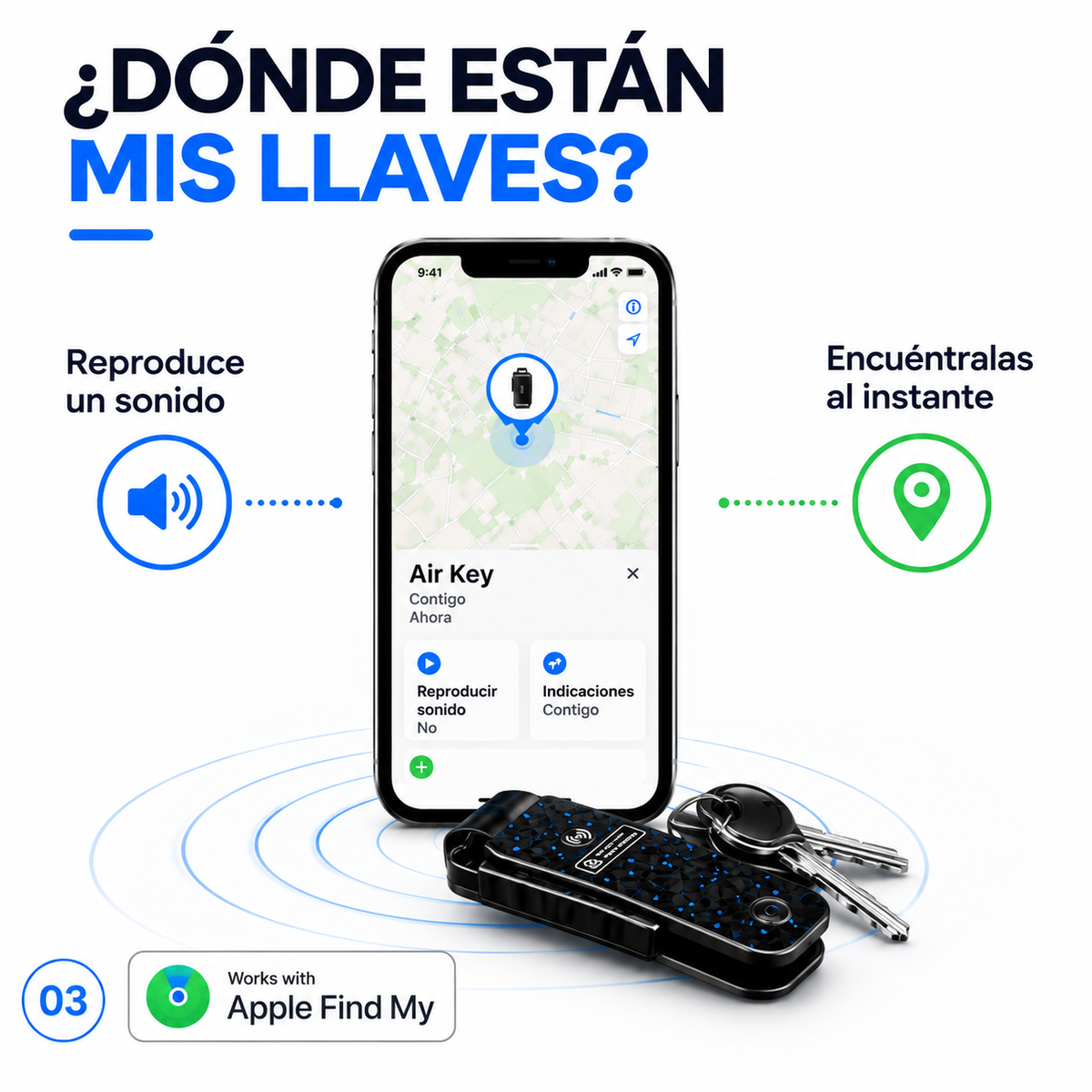 Apple tracker keychain