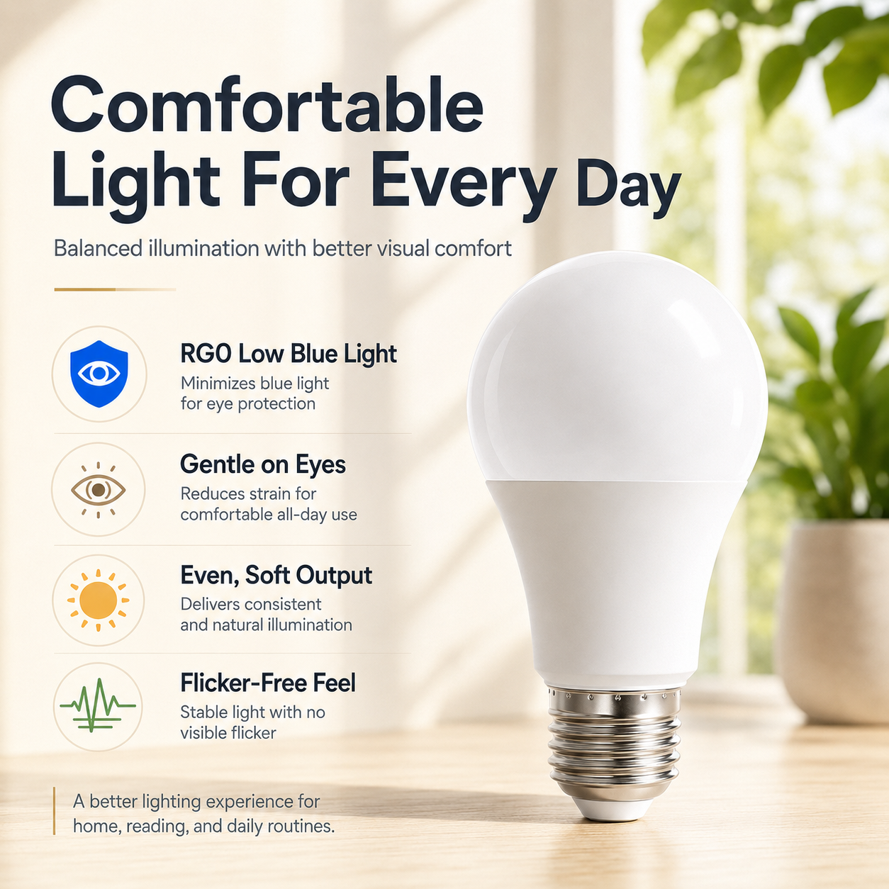 🌞 50% OFF Full Spectrum LED Light Bulb ✨ Ra97 Natural Daylight For A Brighter Home