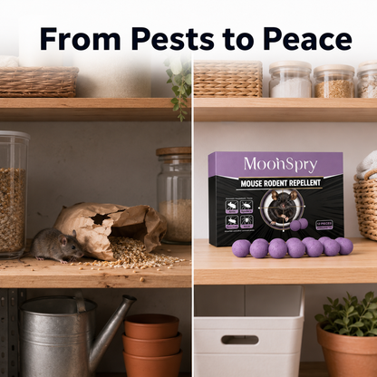 🐭 Natural Peppermint Oil Rodent Repellent Pucks for Garage, Car Engine, and Home Protection