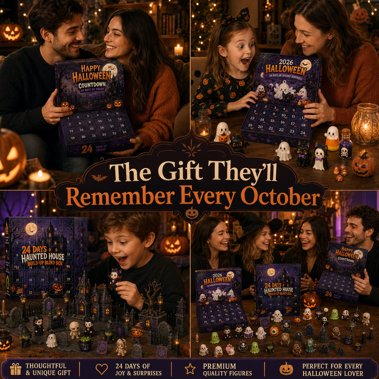 🔥Limited 50% OFF🎃👻Spooky Countdown 🕯️|🎃 24 Days of Halloween Surprises👻One Surprise a Day.🔥 Endless Halloween Fun.🌟