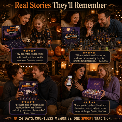 🔥Limited 50% OFF🎃👻Spooky Countdown 🕯️|🎃 24 Days of Halloween Surprises👻One Surprise a Day.🔥 Endless Halloween Fun.🌟