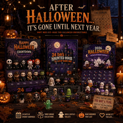 🔥Limited 50% OFF🎃👻Spooky Countdown 🕯️|🎃 24 Days of Halloween Surprises👻One Surprise a Day.🔥 Endless Halloween Fun.🌟