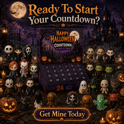 🔥Limited 50% OFF🎃👻Spooky Countdown 🕯️|🎃 24 Days of Halloween Surprises👻One Surprise a Day.🔥 Endless Halloween Fun.🌟