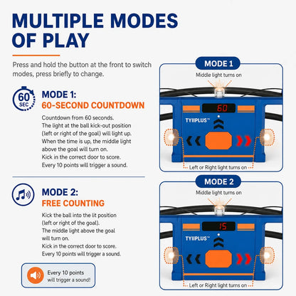Soccer Round-About Interactive Soccer Training Game with Auto Scoring, LED Lights & Projector – Indoor & Outdoor Soccer Toy for Kids