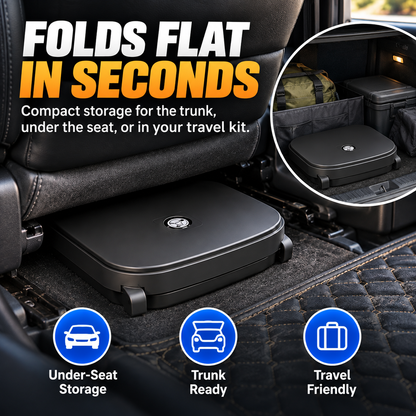 🚗 Portable Folding Car Toilet – Compact Travel & Camping Emergency Toilet