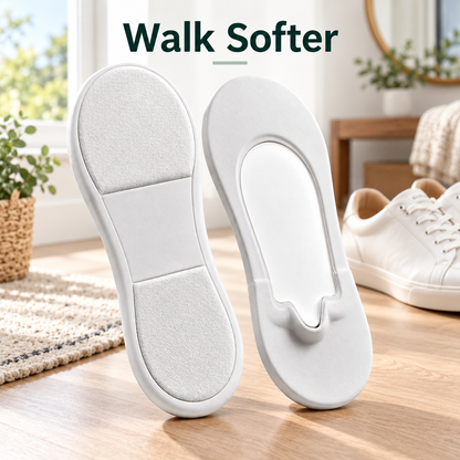 🧦 Cushioned No-Show Socks with Padded Support for Everyday Walking Comfort