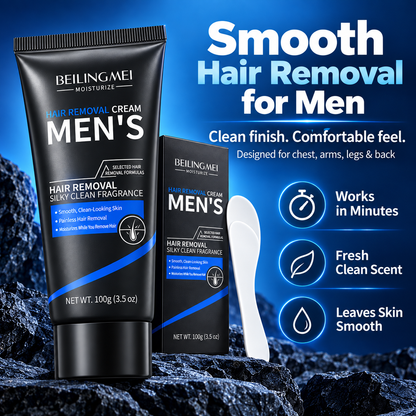 Men’s Hair Removal Cream – Smooth, Clean-Looking Skin for Chest, Arms, Legs & Back