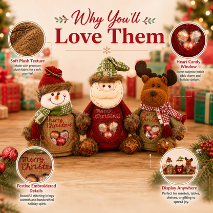 🎁 Reusable Christmas Gift Bags with Zipper Closure – Easy Holiday Wrapping