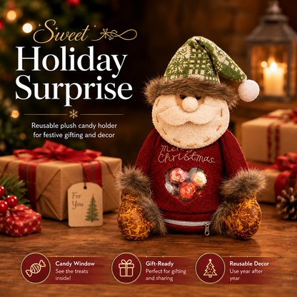 🎁 Reusable Christmas Gift Bags with Zipper Closure – Easy Holiday Wrapping
