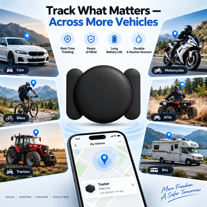 🚗 Mini Magnetic GPS Tracker – Check Your Vehicle Location from Your Phone