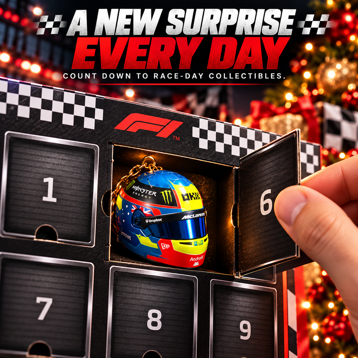 🏎️ Race Day 25-Day Advent Calendar 🎄 Motorsport Collectible Christmas Gift