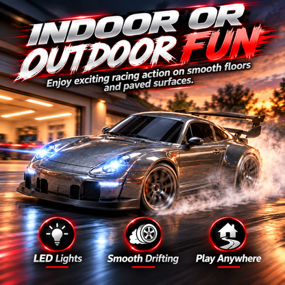 🚗 50% OFF 2.4GHz RC Drift Car For Kids – High Speed Remote Control Racing Fun Toy