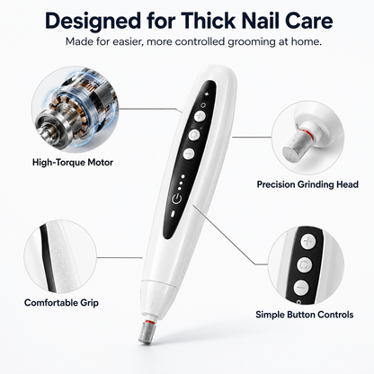 💅 2-in-1 Electric Nail Drill with UV Gel Light – Portable Manicure & Pedicure Kit ✨