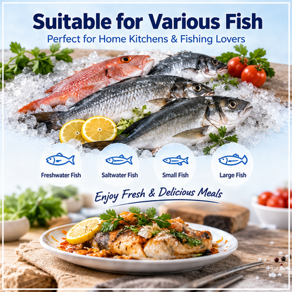 🐟 Mess-Free Fish Scale Scraper – Faster & Easier Cleaning, No Flying Scales ✨