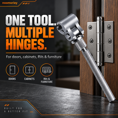 🔧 Adjustable Hinge Alignment Wrench – Precision Door & Cabinet Repair Tool