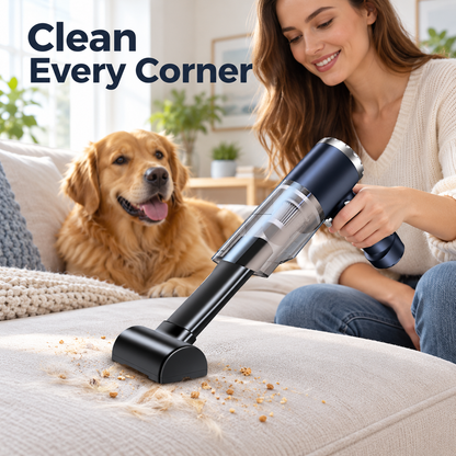 🧹 Compact Handheld Vacuum for Car, Sofa, Bed & Pet Hair Cleanup