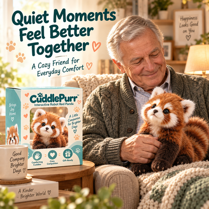 ❤️🐾Last Day 49% OFF🐼Red Panda – Interactive Plush Companion | A Little Friend, A Lot of Love