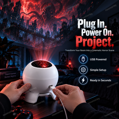 🎮 Gaming-Themed Projector Light – Set the Mood for Your Next Session 🔥