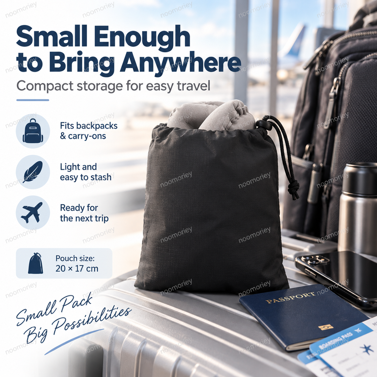 ✈️ Inflatable Travel Pillow – Rest More Comfortably on Every Journey