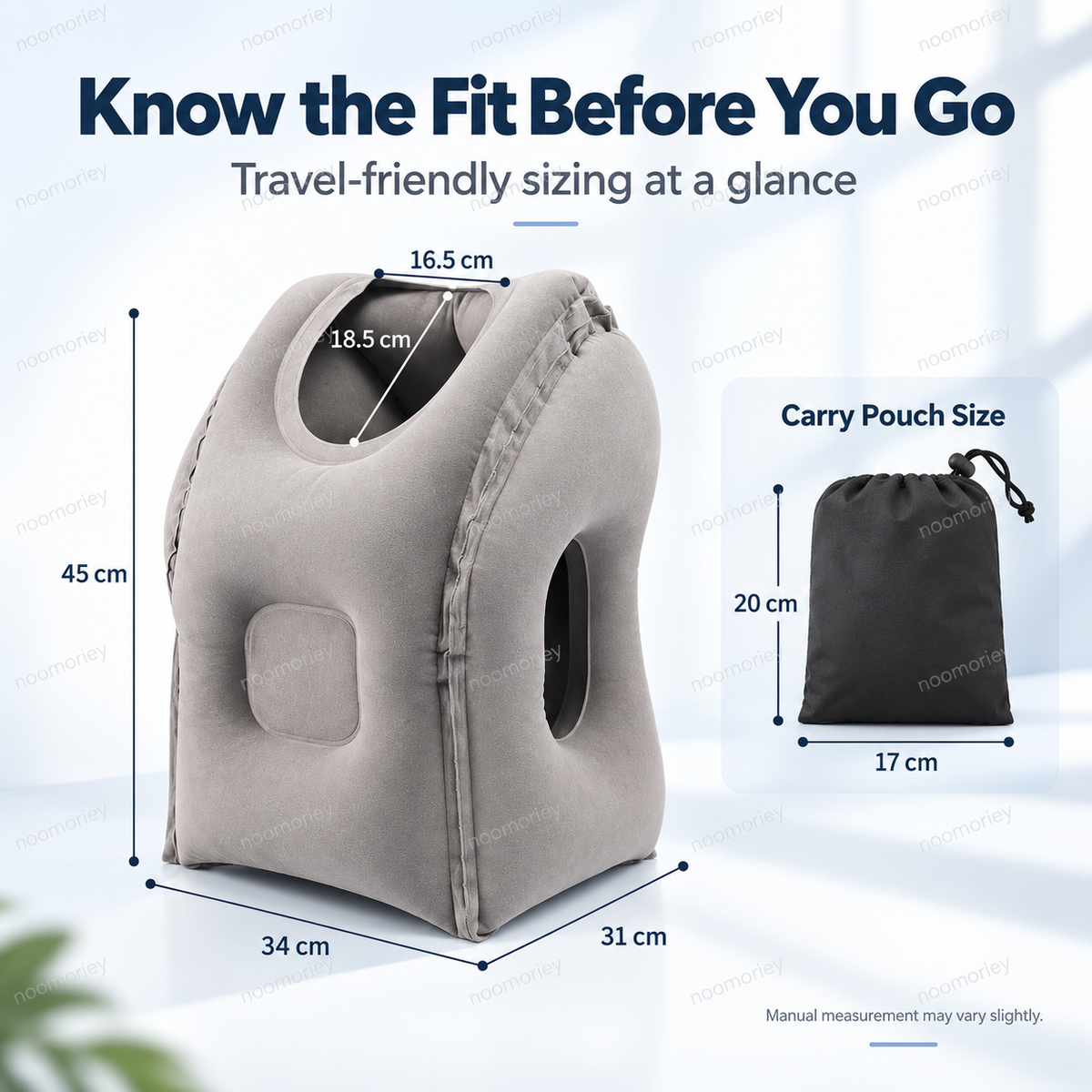 ✈️ Inflatable Travel Pillow – Rest More Comfortably on Every Journey
