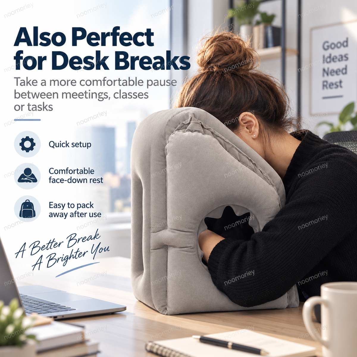 ✈️ Inflatable Travel Pillow – Rest More Comfortably on Every Journey