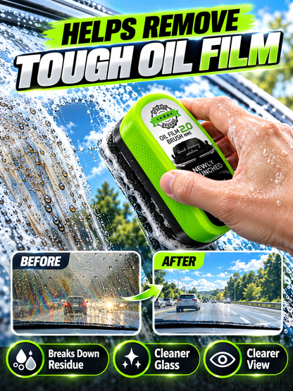 🚗 Car Care Deal – Windshield Glass Cleaning Pad ✨ Oil-Film Removing Brush for Clearer, Rain-Resistant Auto Glass 💧