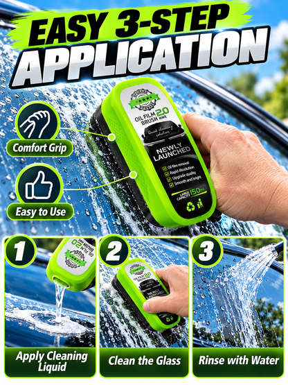 🚗 Car Care Deal – Windshield Glass Cleaning Pad ✨ Oil-Film Removing Brush for Clearer, Rain-Resistant Auto Glass 💧