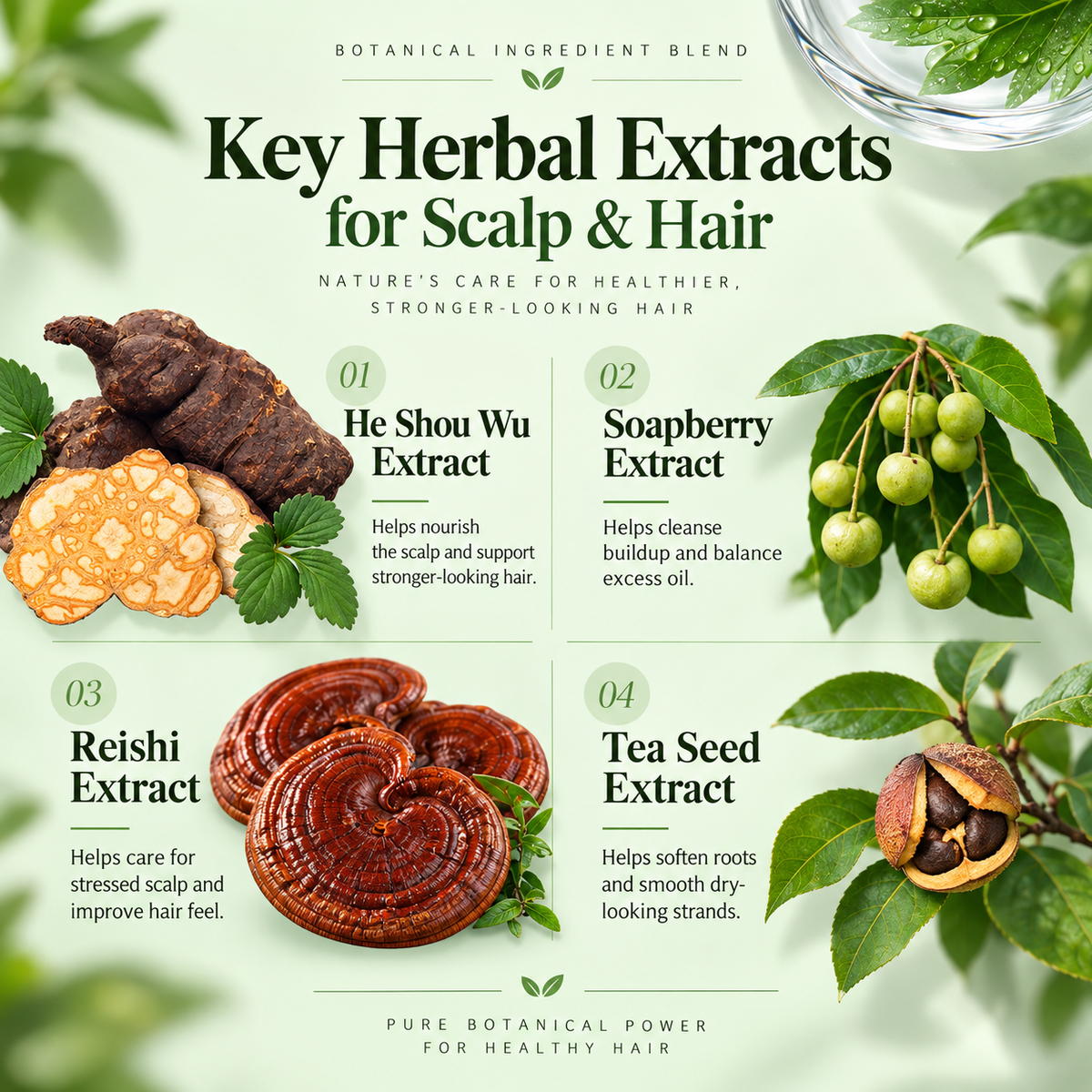 🌿🧼3-in-1 Herbal Shampoo Bar — Scalp Refresh, Oil Control & Stronger-Looking Hair